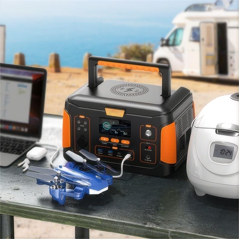 300W Portable Power Station Storage Portable Energy Solar Energy Generator Support USB Quick Charging for Outdoor Home
