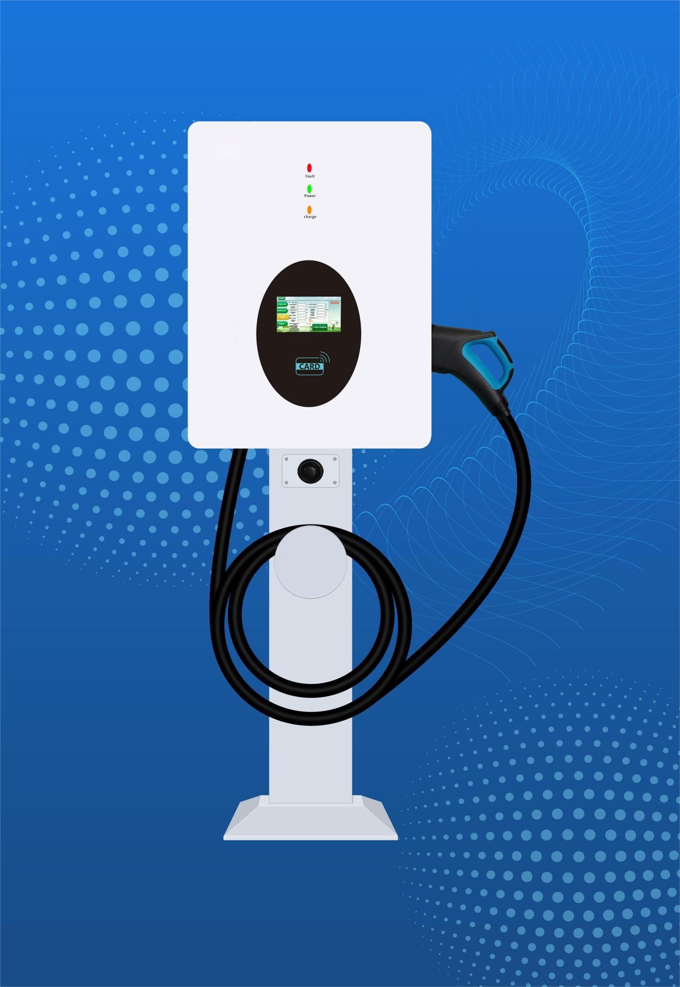 Wall-Mounted DC EV Charger | 30KW-40KW | GBT Interface & OCPP 1.6J