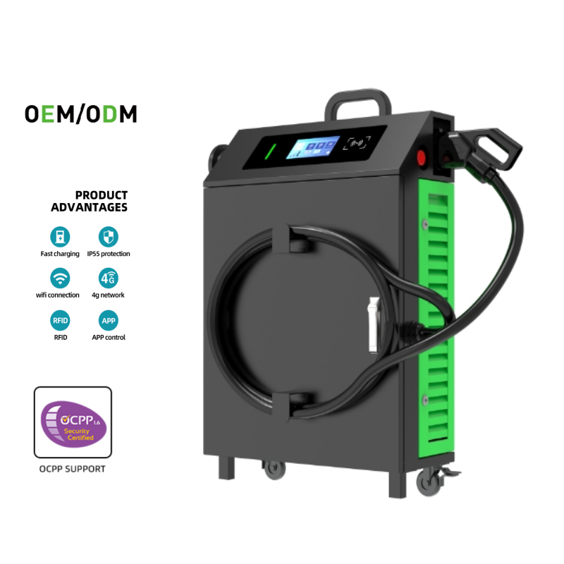 Mobile DC Fast EV Charger | 20-60KW | CCS1/CCS2/GBT/CHAdeMO