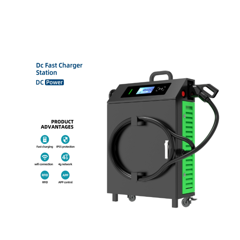 Mobile DC Fast EV Charger | 20-60KW | CCS1/CCS2/GBT/CHAdeMO