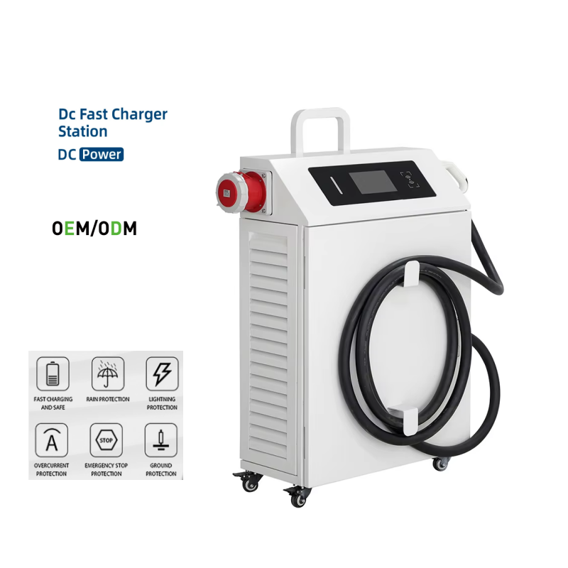 Mobile DC Fast EV Charger | 20-60KW | CCS1/CCS2/GBT/CHAdeMO