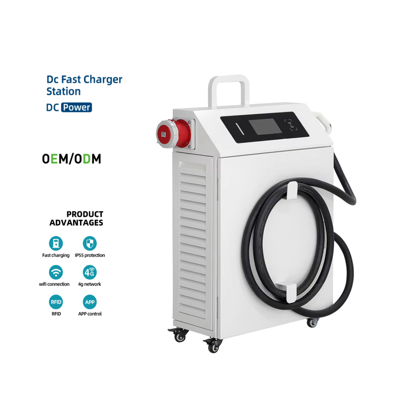 Mobile DC Fast EV Charger | 20-60KW | CCS1/CCS2/GBT/CHAdeMO