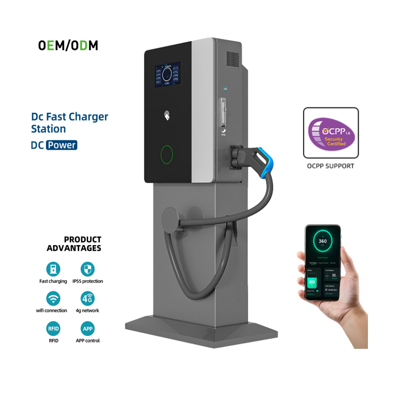 Level 3 DC Fast EV Charger | 30KW-40KW | GBT | Wall-Mounted & Floor-Mounted