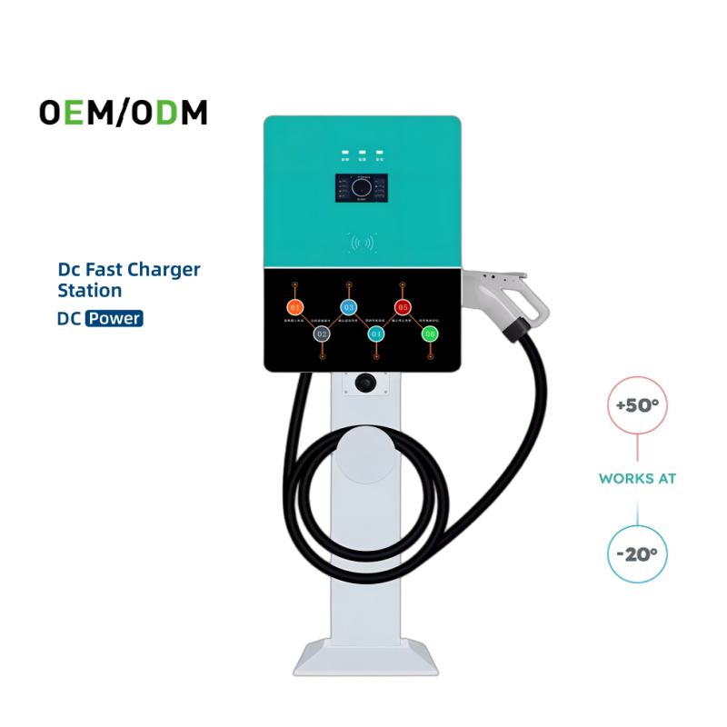 New Energy GBT DC Charging Station | 100A/125A Floor-Mounted