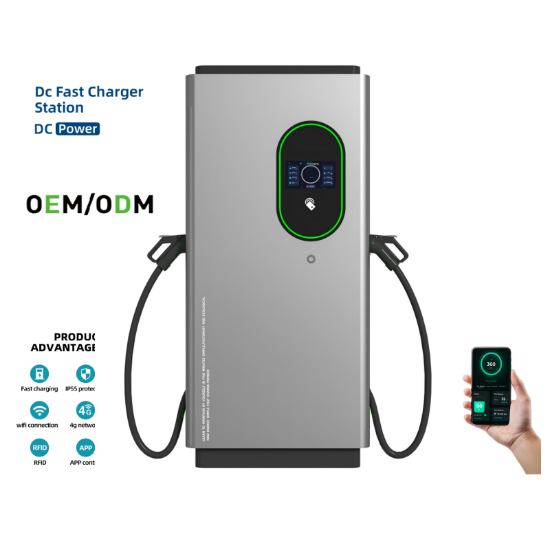 360KW High-Efficiency Intelligent New Energy Commercial 380V DC Fast Floor-Mounted Charging Station Universal