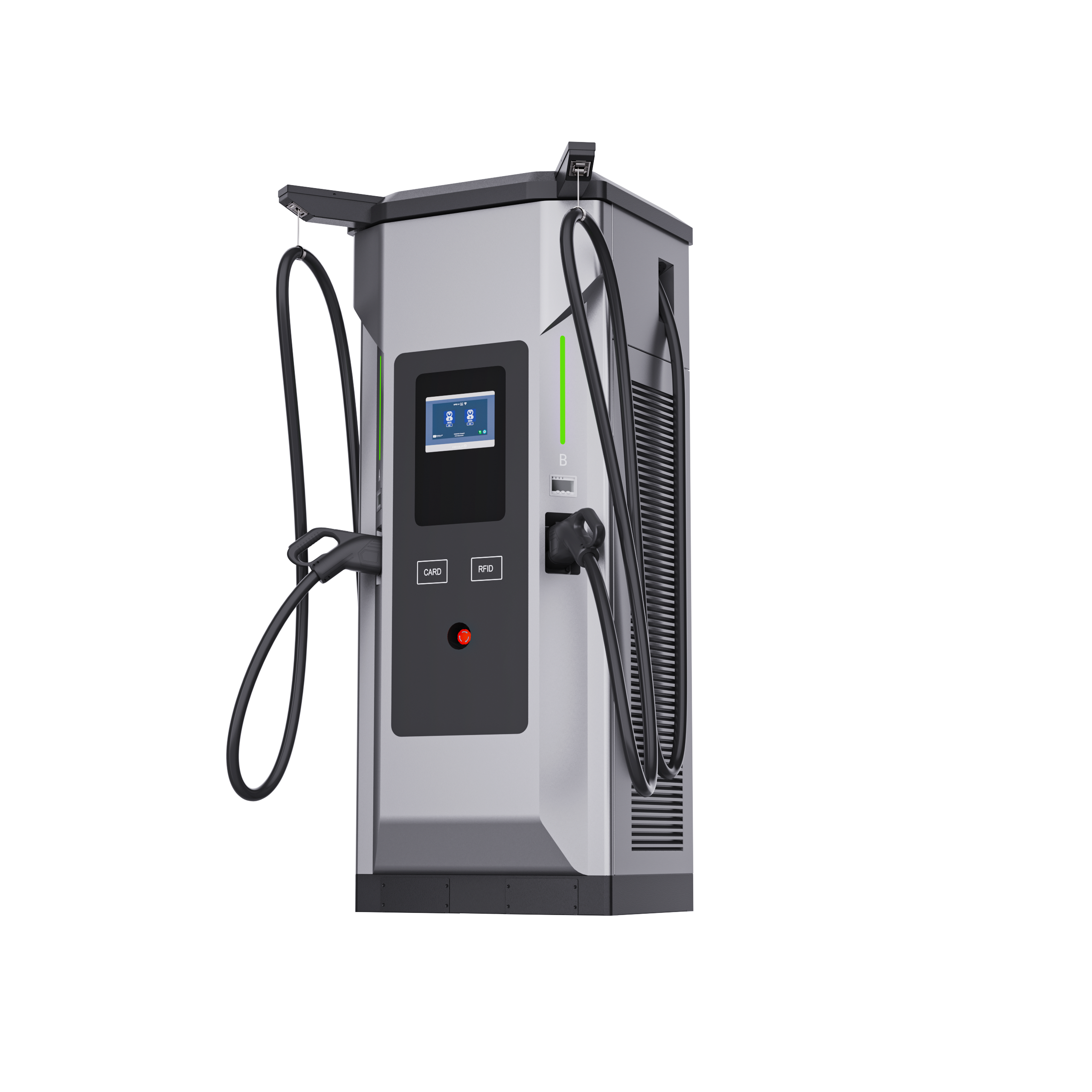 120kW 160kW DC OCPP Fast Car EV Charger Station New Energy Charging Pile with CCS CHAdeMO GBT Dual Guns Floor-Mounted Charging Piles