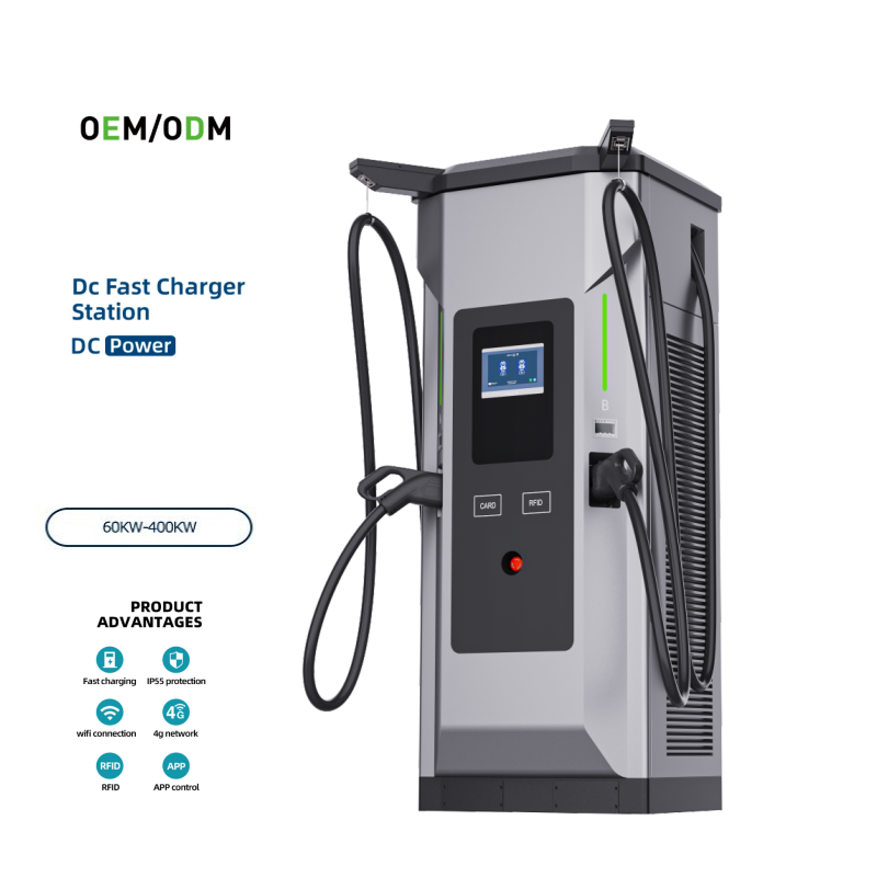 120kW 160kW DC OCPP Fast Car EV Charger Station New Energy Charging Pile with CCS CHAdeMO GBT Dual Guns Floor-Mounted Charging Piles