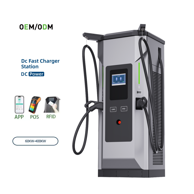120kW 160kW DC OCPP Fast Car EV Charger Station New Energy Charging Pile with CCS CHAdeMO GBT Dual Guns Floor-Mounted Charging Piles