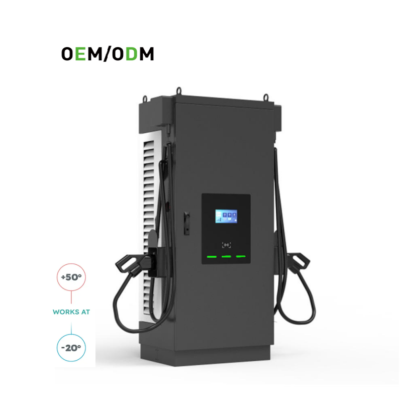 Commercial Floor Mounted EV Charging DC 120kW 180kW GBT CSS2 Dual Gun EV Fast Charger OCPP1.6 FRID Card