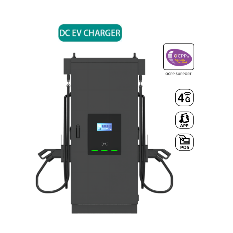 Commercial Floor Mounted EV Charging DC 120kW 180kW GBT CSS2 Dual Gun EV Fast Charger OCPP1.6 FRID Card