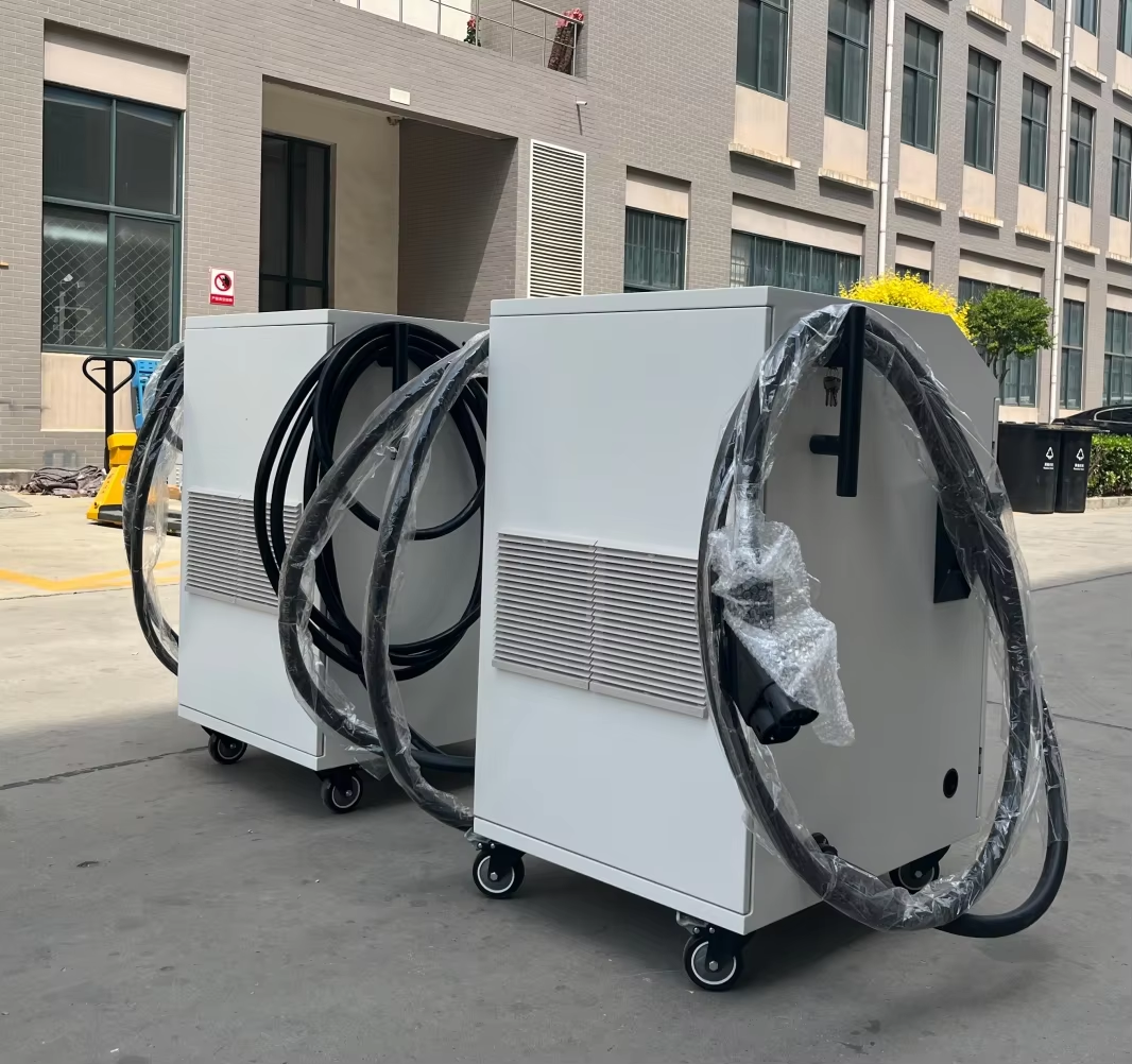 Portable Dual Gun DC EV Charger | 40KW-80KW | Mobile Charging Station