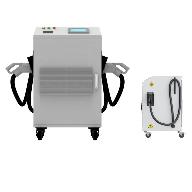 Portable Dual Gun DC EV Charger | 40KW-80KW | Mobile Charging Station