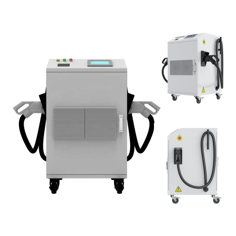 Portable Dual Gun DC EV Charger | 40KW-80KW | Mobile Charging Station