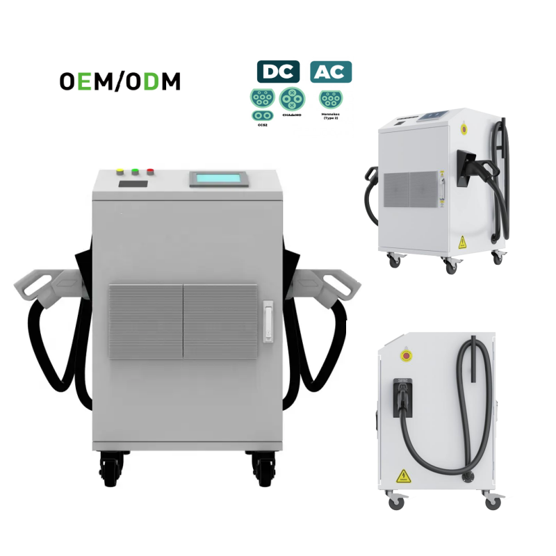 Portable Dual Gun DC EV Charger | 40KW-80KW | Mobile Charging Station
