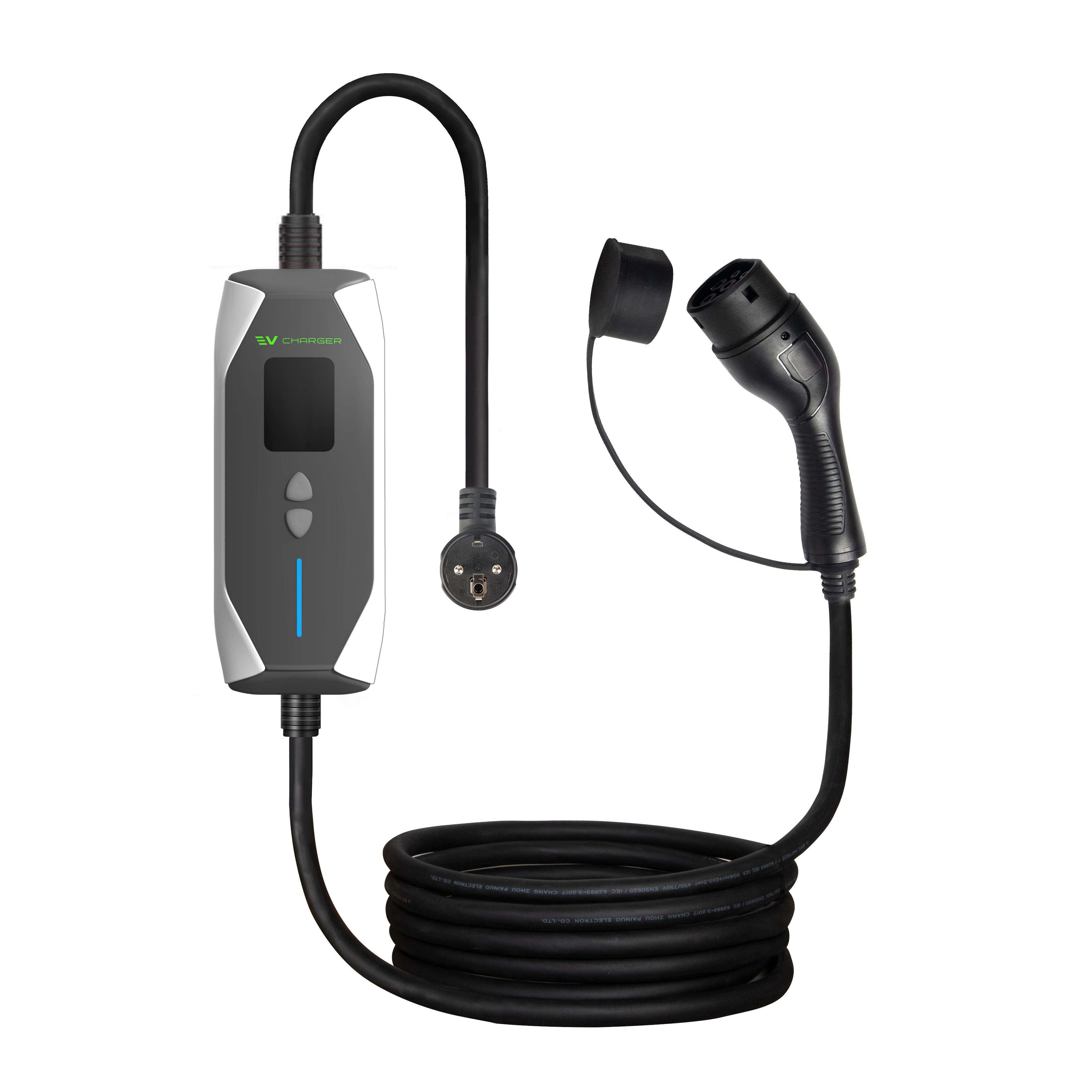 DXB3 Portable EV Charger (CCS2) | 3.5KW (Single-Phase) / 7KW (Three-Phase)