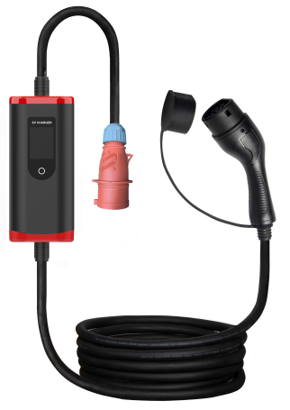 Wholesale Electric Car 16a 32a 3.5kw 7kw Ev Charging Station Portable Ev Charger with Screen Adjustable