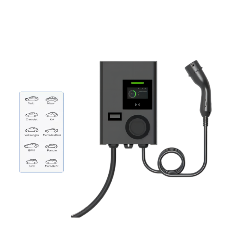 Smart EV Charger with App Control Mobile App Monitoring Load Balancing RFID QR Code Payment OCPP 2.0 22kW Charger for Tesla EVSE
