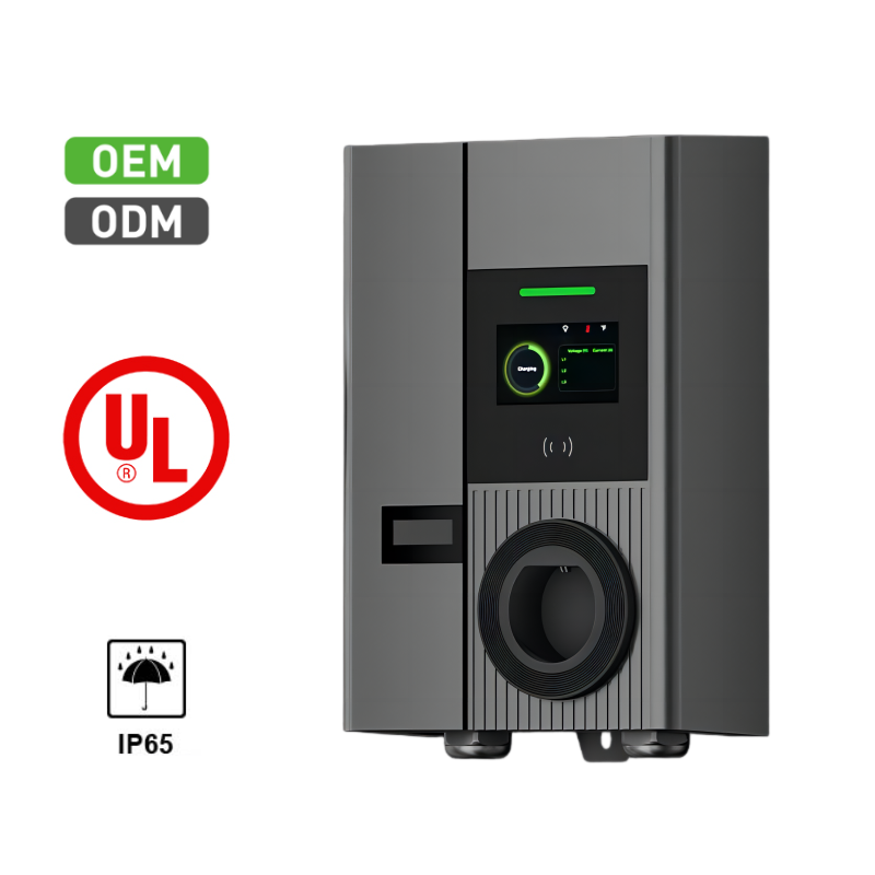 Smart EV Charger with App Control Mobile App Monitoring Load Balancing RFID QR Code Payment OCPP 2.0 22kW Charger for Tesla EVSE