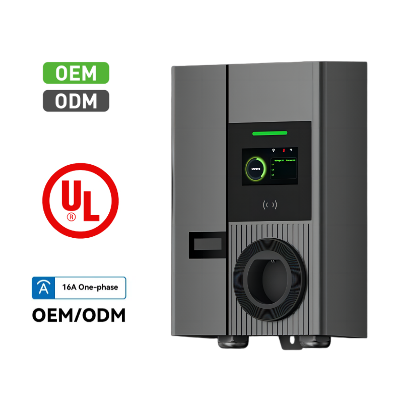 Smart EV Charger with App Control Mobile App Monitoring Load Balancing RFID QR Code Payment OCPP 2.0 22kW Charger for Tesla EVSE