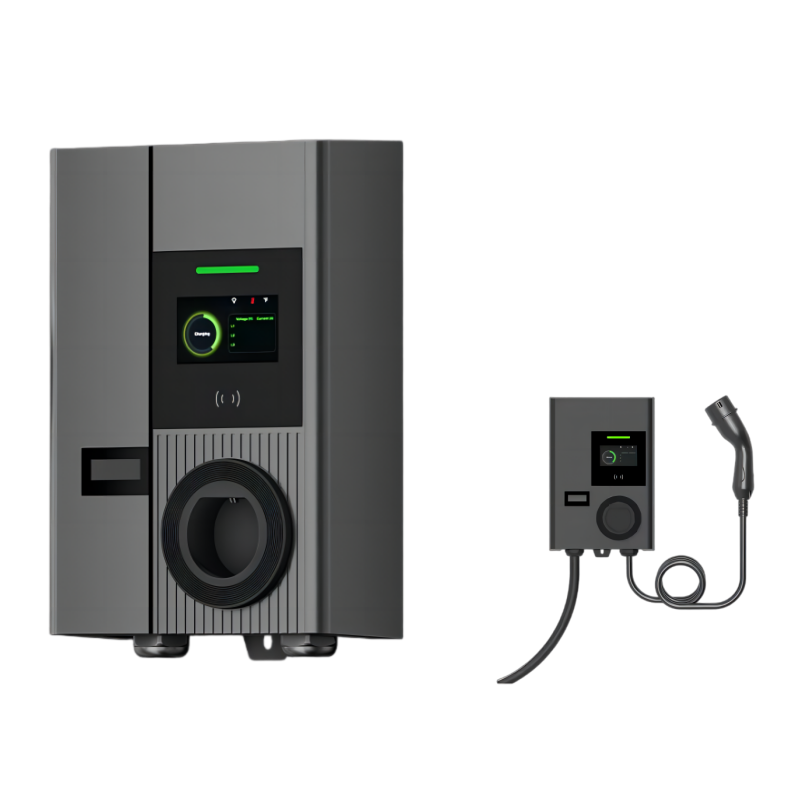 Smart EV Charger with App Control Mobile App Monitoring Load Balancing RFID QR Code Payment OCPP 2.0 22kW Charger for Tesla EVSE