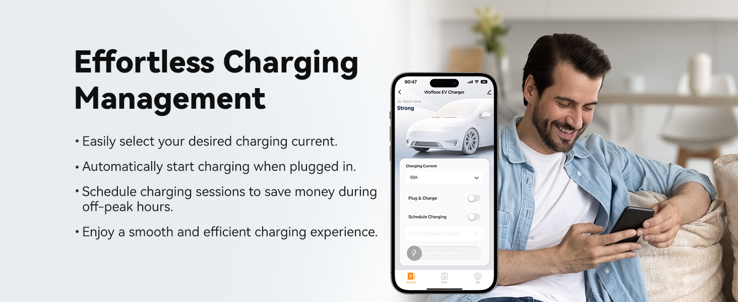 LED Status AC One Phase EV Charger CE TUV Approval 22 kW Portable 7.4kW EV Charging Station with Dynamic
