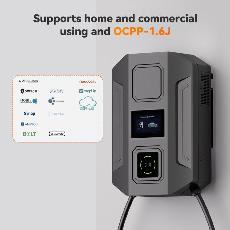 Wall-Mounted DC EV Charger | 20-40KW | CCS2 | App & OCPP 1.6