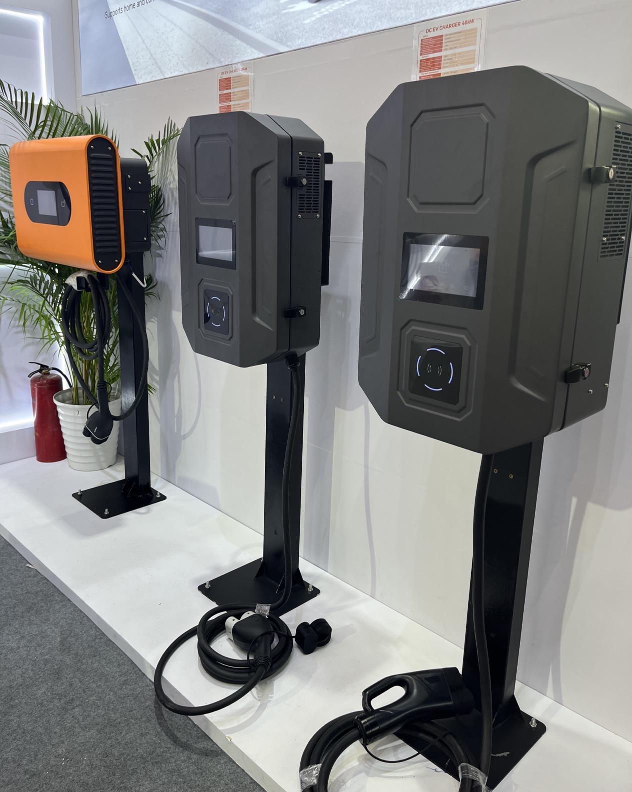 Wall-Mounted DC EV Charger | 20-40KW | CCS2 | App & OCPP 1.6