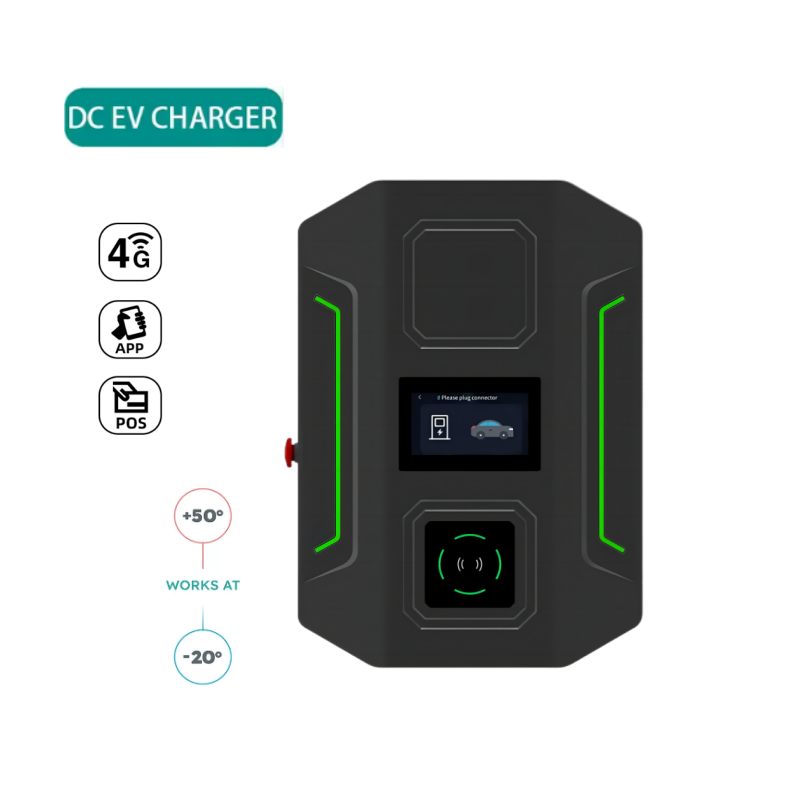 Wall-Mounted DC EV Charger | 20-40KW | CCS2 | App & OCPP 1.6