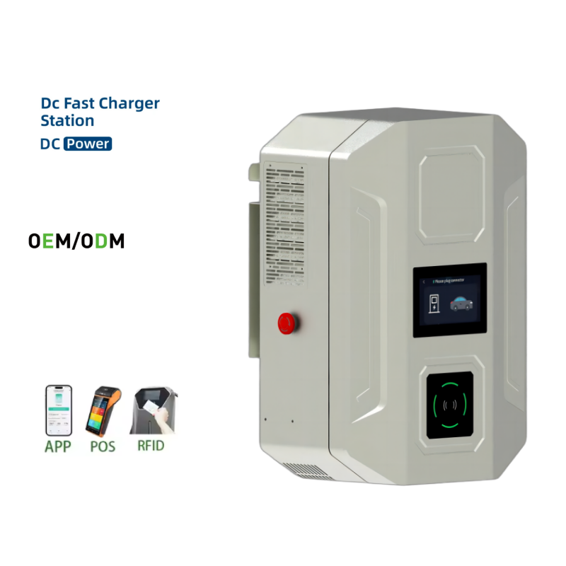 Wall-Mounted DC EV Charger | 20-40KW | CCS2 | App & OCPP 1.6