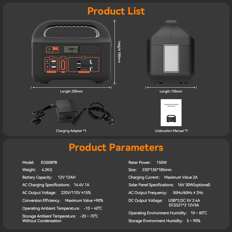 T-Eg -Portable 150W