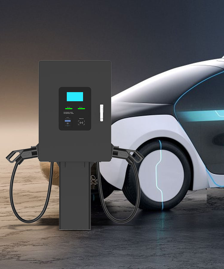Commercial Fast Wall-Mounted Charger | 30-60KW | CCS2 Single Gun