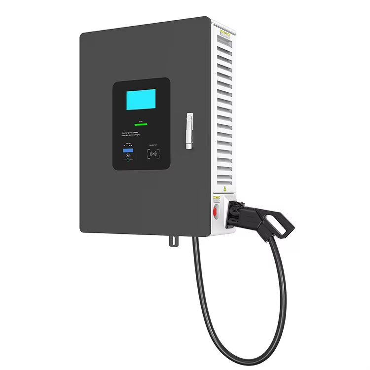 Commercial Fast Wall-Mounted Charger | 30-60KW | CCS2 Single Gun