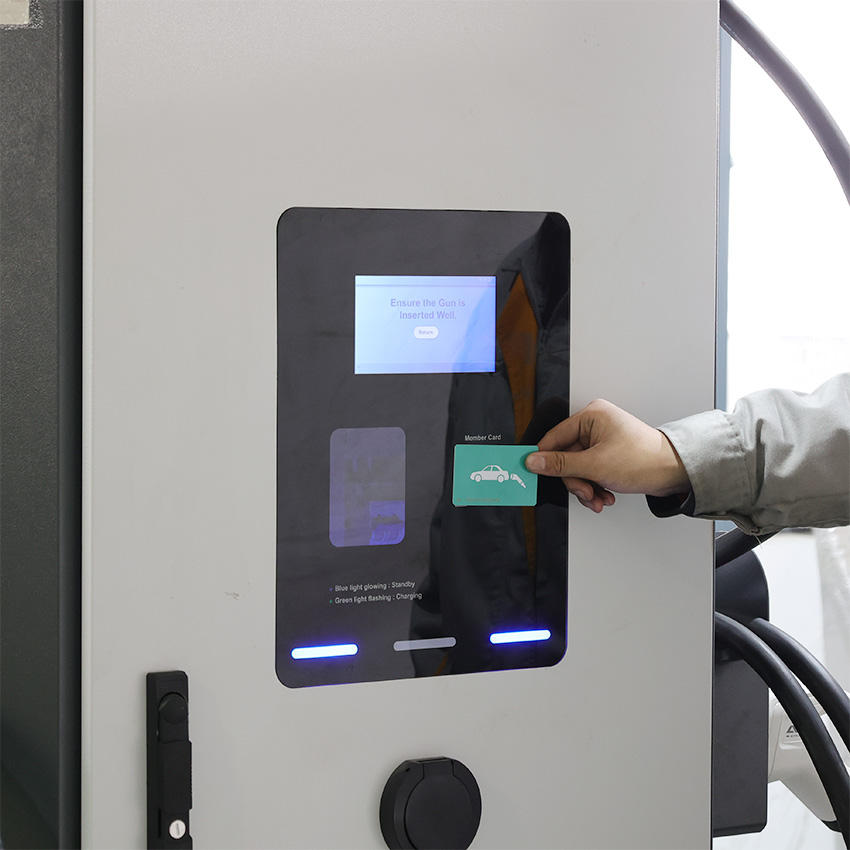 Commercial 80kW~300kW TUV Dual Mode Fast Charger System Dual Gun CCS2 Rapid EV Charging Stations With POS APP