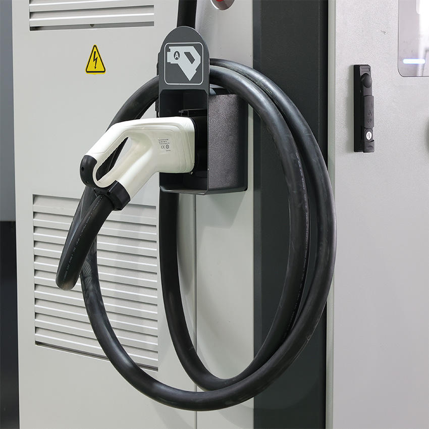 Commercial 80kW~300kW TUV Dual Mode Fast Charger System Dual Gun CCS2 Rapid EV Charging Stations With POS APP