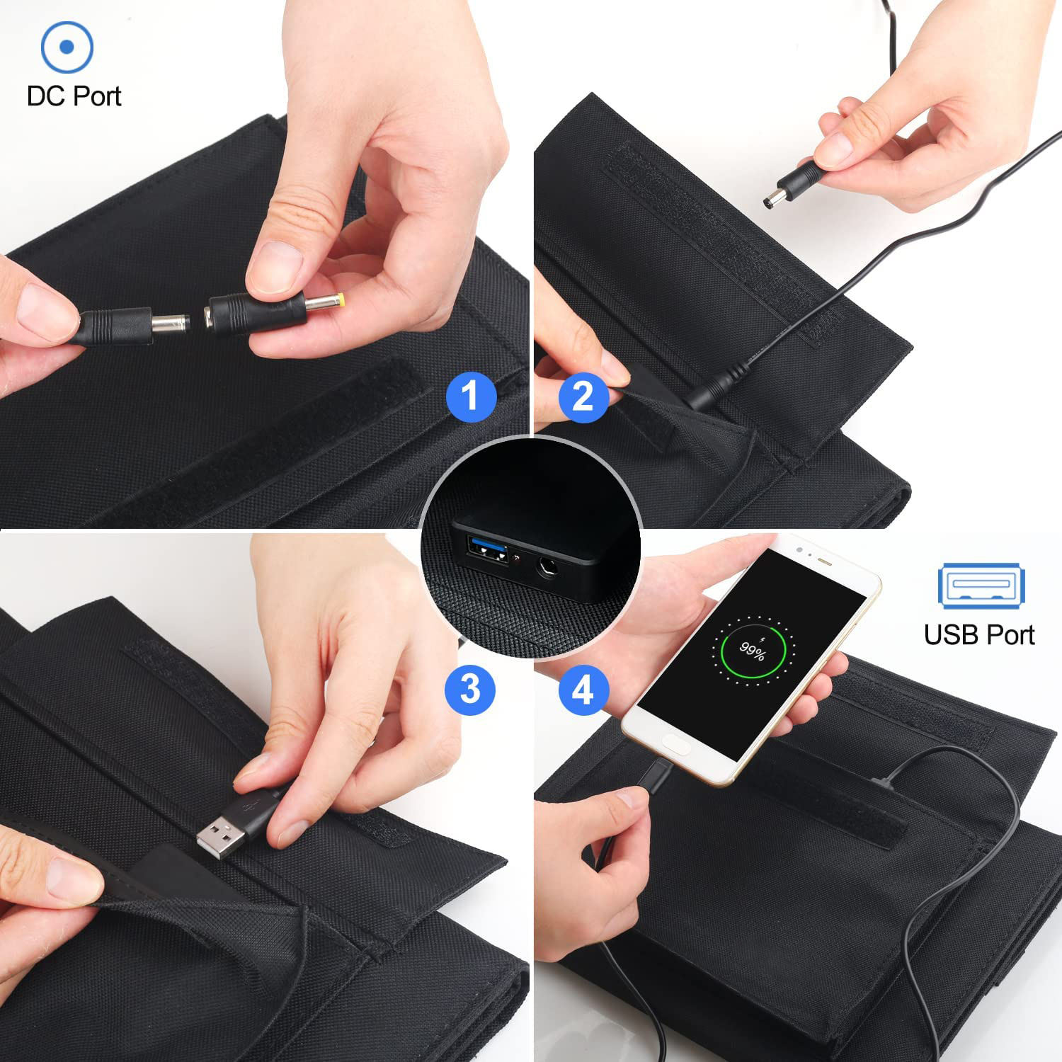28W Portable Solar Charger
