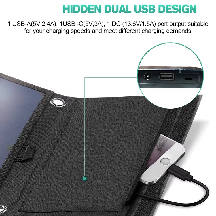 21W Portable Solar Charger