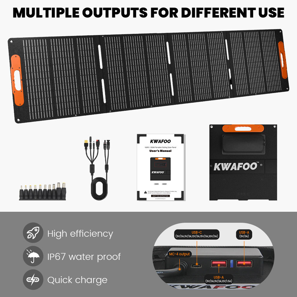 200W Foldable Solar Panel