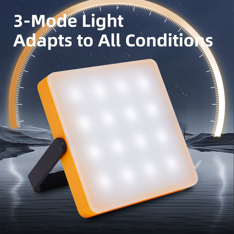 High Quality Outdoor LED Solar Camping Lantern Portable Rechargeable IPX4 Waterproof Flashlight Battery Powered Emergency Lights