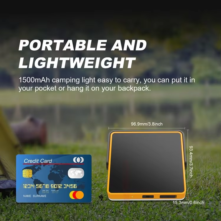 High Quality Outdoor LED Solar Camping Lantern Portable Rechargeable IPX4 Waterproof Flashlight Battery Powered Emergency Lights