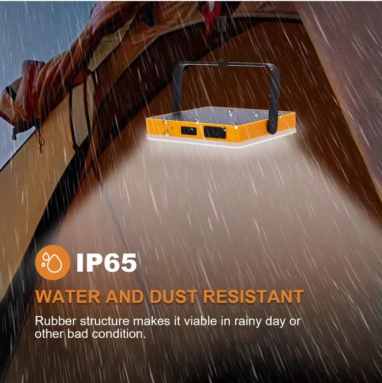 High Quality Outdoor LED Solar Camping Lantern Portable Rechargeable IPX4 Waterproof Flashlight Battery Powered Emergency Lights
