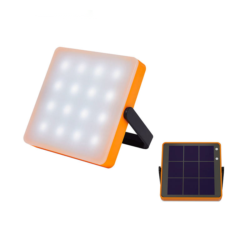 High Quality Outdoor LED Solar Camping Lantern Portable Rechargeable IPX4 Waterproof Flashlight Battery Powered Emergency Lights
