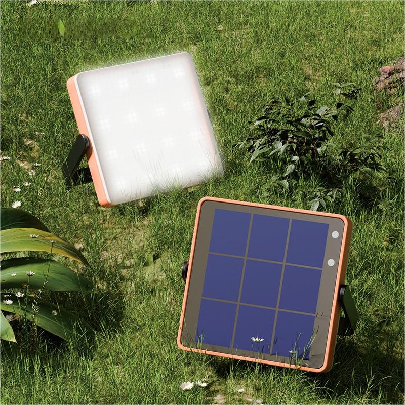 High Quality Outdoor LED Solar Camping Lantern Portable Rechargeable IPX4 Waterproof Flashlight Battery Powered Emergency Lights