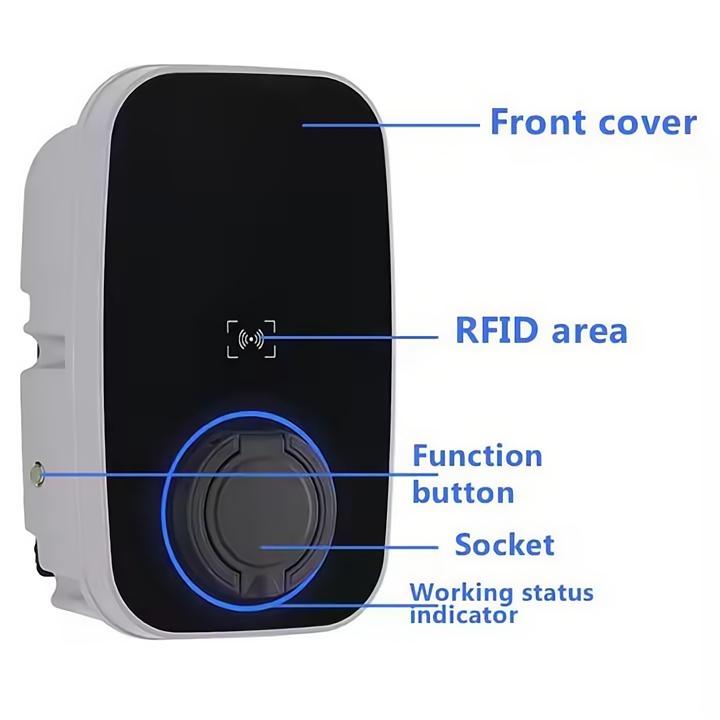 Portable Home Fast EV Charger | 7.4KW/22KW | Tuya App Control