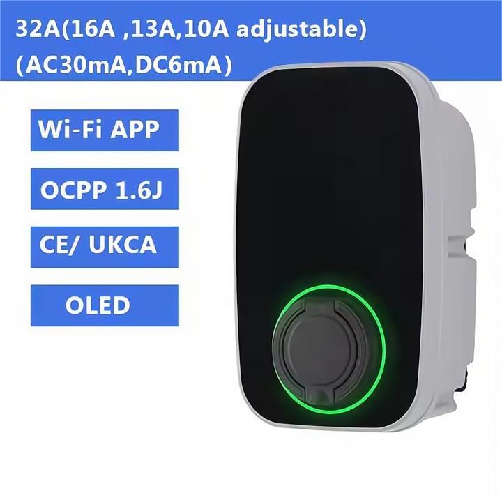Portable Home Fast EV Charger | 7.4KW/22KW | Tuya App Control