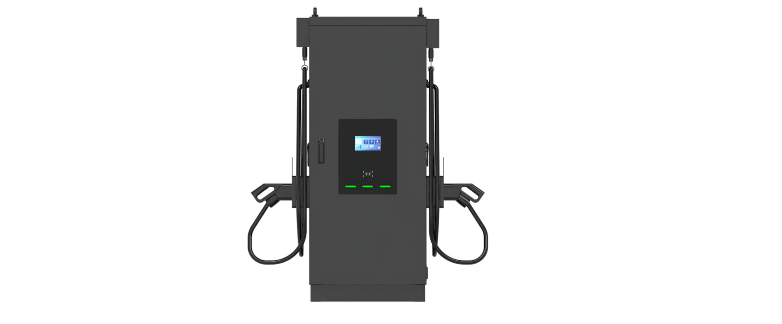 Commercial Floor Mounted EV Charging DC 120kW 180kW GBT CSS2 Dual Gun EV Fast Charger OCPP1.6 FRID Card