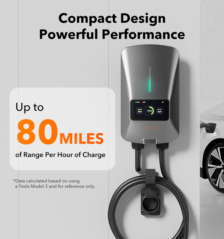22KW Fast EV Charger with App, WiFi & Dynamic Load Balancing