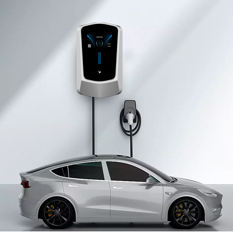 Wallbox EV Charger 7/11/22KW with 4.3" LCD | App, Card & Password Access