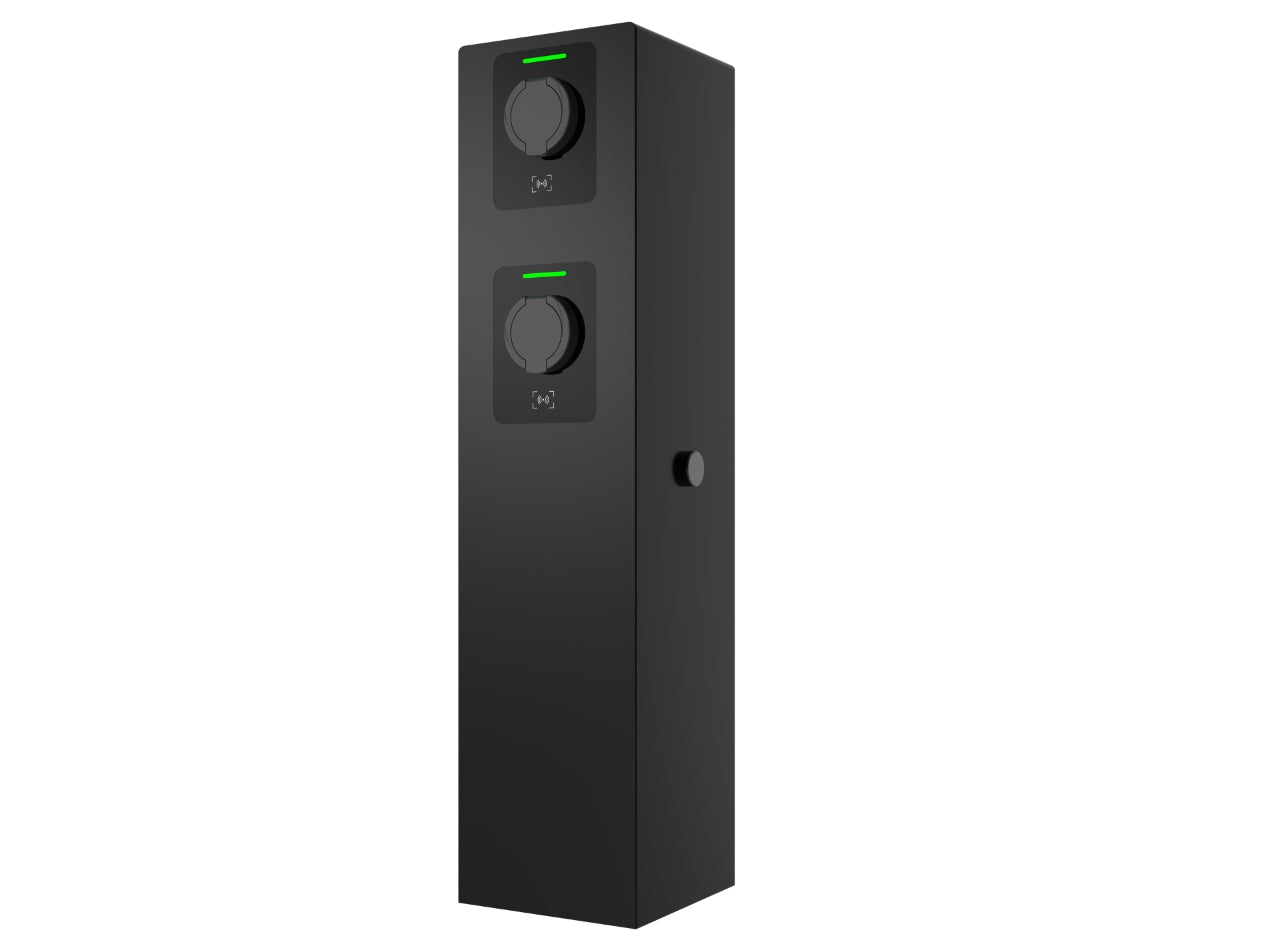 Dual EV Charger 7.4KW/22KW with Dynamic Load Balance | Type 2, 3-Phase