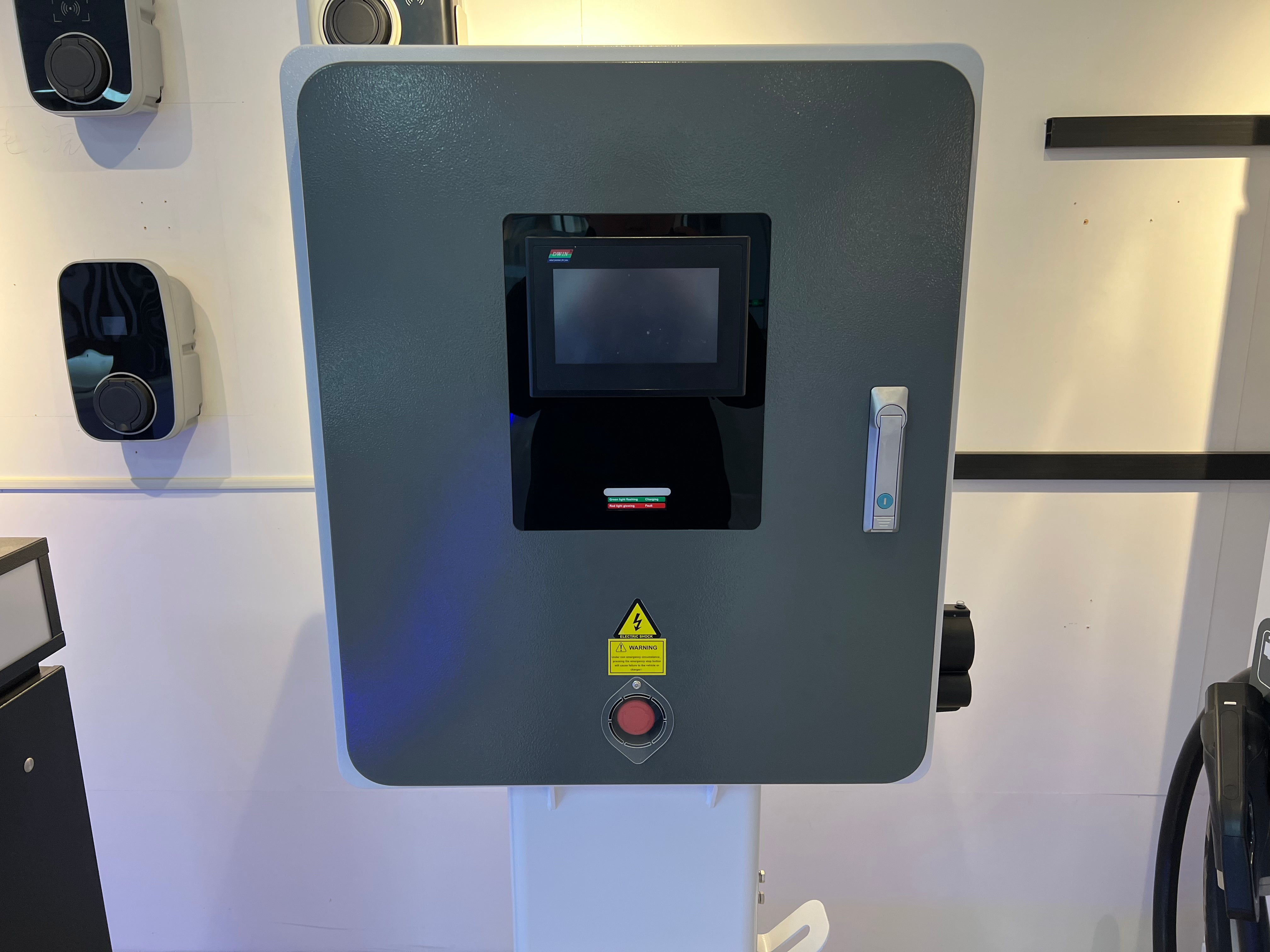 Commercial DC Fast EV Charger | 20-60KW Dual CCS2 | RFID & OCPP