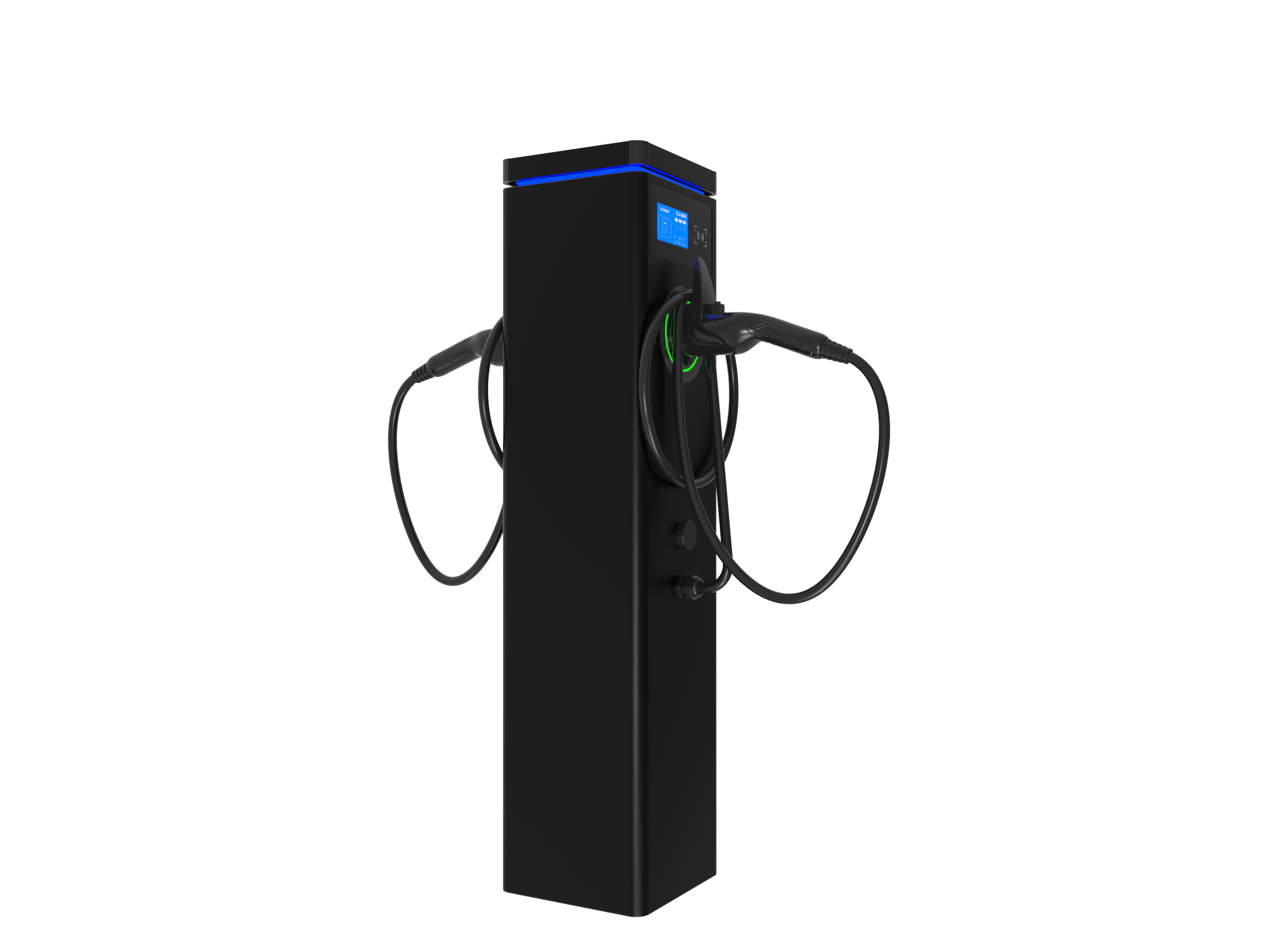 Dual EV Charger 7.4KW/22KW with Dynamic Load Balance | Type 2, 3-Phase